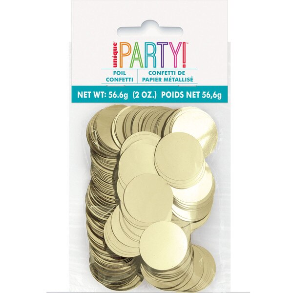 GOLD FOIL CONFETTI 2OZ