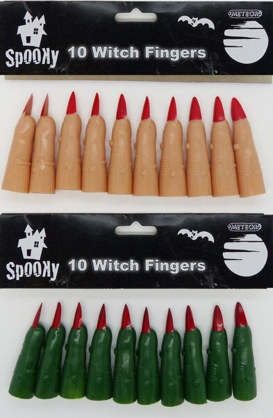 Witch Ringer Finger 10 WITCH FINGERS - ASSORTED